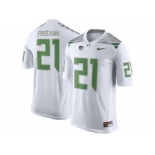 Men's Oregon Ducks Royce Freeman #21 College Football Limited Jersey -White