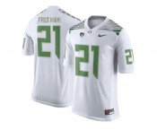 Men's Oregon Ducks Royce Freeman #21 College Football Limited Jersey -White