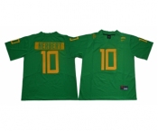 Oregon Ducks #10 Justin Herbert Green College Football Jersey