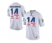 2016 US Flag Fashion Mens Penn State Nittany Lions Christian Hackenberg #14 College Football Limited Jersey - White