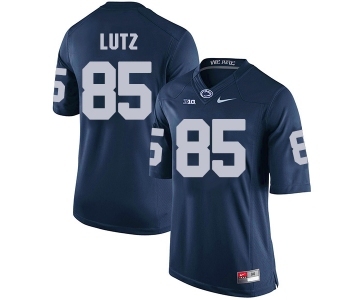 Men' Nike Penn State Nittany Lions #85 Isaac Lutz Blue Jersey