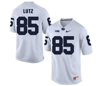 Men' Nike Penn State Nittany Lions #85 Isaac Lutz White Jersey