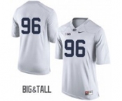 Men Penn State Nittany Lions #96 White Jersey