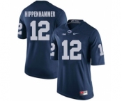 Men's Penn State Nittany Lions #12 Mac Hippenhammer NCAA Navy Blue Stitched Jersey