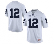 Men's Penn State Nittany Lions #12 Mac Hippenhammer NCAA White Stitched Jersey Without name