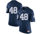 Men's Penn State Nittany Lions #48 Shareef Miller NCAA Navy Blue Stitched Jersey Without Name