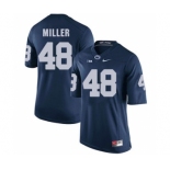 Men's Penn State Nittany Lions #48 Shareef Miller NCAA Navy Blue Stitched Jersey