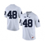 Men's Penn State Nittany Lions #48 Shareef Miller NCAA White Stitched Jersey Without Name