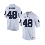 Men's Penn State Nittany Lions #48 Shareef Miller NCAA White Stitched Jersey