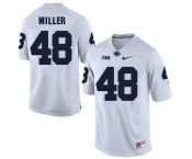 Men's Penn State Nittany Lions #48 Shareef Miller NCAA White Stitched Jersey