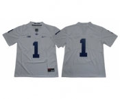 Penn State Nittany Lions #1 White Nike College Football Jersey