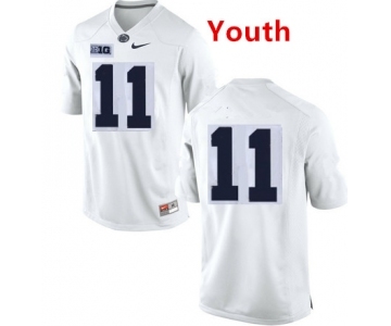 Penn State Nittany Lions #11 Micah Parsons White jersey Without name