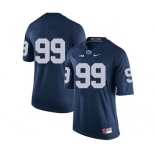 Penn State Nittany Lions #99 Yetur Gross-Matos Nike Navy Mens College Football Jersey - No Name