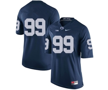 Penn State Nittany Lions #99 Yetur Gross-Matos Nike Navy Mens College Football Jersey - No Name