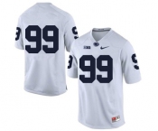 Penn State Nittany Lions #99 Yetur Gross-Matos Nike White Mens College Football Jersey - No Name