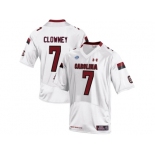 Men's South Carolina Gamecocks Jadeveon Clowney #7 College Football Jersey - White