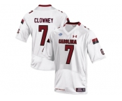 Men's South Carolina Gamecocks Jadeveon Clowney #7 College Football Jersey - White