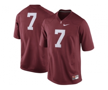 2016 Men's Stanford Cardinal #7 College Football Jersey - Cardinal