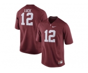 2016 Men's Stanford Cardinal Andrew Luck #12 College Football Jersey - Cardinal