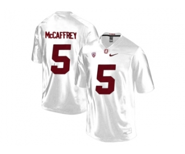 2016 Men's Stanford Cardinal Christian McCaffrey #5 College Football Jersey - White