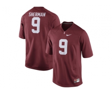 2016 Men's Stanford Cardinal Richard Sherman #9 College Football Jersey - Cardinal