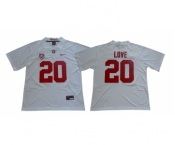 Stanford Cardinal #20 Bryce Love White Nike College Football Jersey