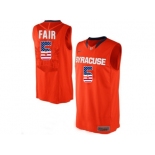 2016 US Flag Fashion Men's Syracuse Orange C.J Fair #5 College Authentic Basketball Jersey - Orange