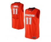 Men's Syracuse Orange Tyler Ennis #11 College Authentic Basketball Jersey - Orange