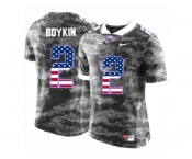 2016 US Flag Fashion Men's TCU Horned Frogs Trevone Boykin #2 College Limited Football Jersey - Grey