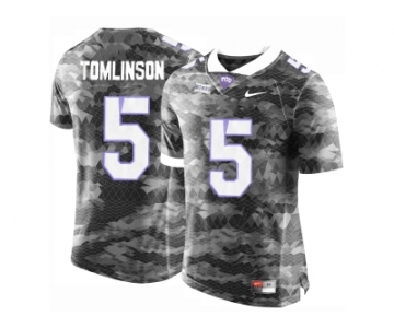 Men's TCU Horned Frogs LaDainian Tomlinson #5 College Limited Football Jersey - Grey