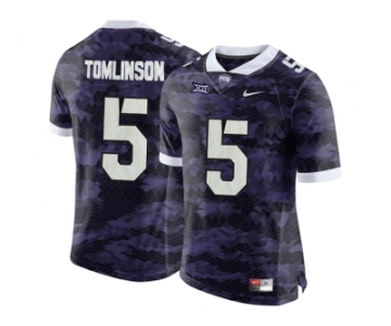 Men's TCU Horned Frogs LaDainian Tomlinson #5 College Limited Football Jersey - Purple