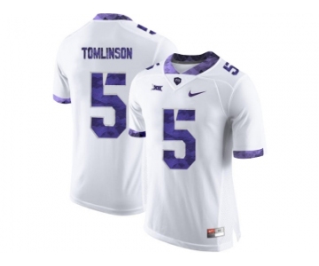 Men's TCU Horned Frogs LaDainian Tomlinson #5 College Limited Football Jersey - White