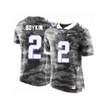 Men's TCU Horned Frogs Trevone Boykin #2 College Limited Football Jersey - Grey