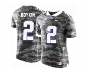 Men's TCU Horned Frogs Trevone Boykin #2 College Limited Football Jersey - Grey