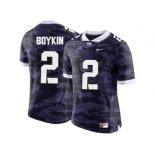 Men's TCU Horned Frogs Trevone Boykin #2 College Limited Football Jersey - Purple