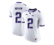 Men's TCU Horned Frogs Trevone Boykin #2 College Limited Football Jersey - White