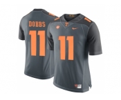 2016 Tennessee Volunteers Joshua Dobbs #11 College Football Limited Jersey - Grey