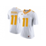 2016 Tennessee Volunteers Joshua Dobbs #11 College Football Limited Jersey - White