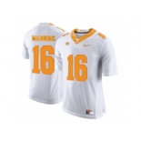 2016 Tennessee Volunteers Peyton Manning #16 College Football Limited Jersey - White