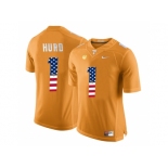 2016 US Flag Fashion 2016 Tennessee Volunteers Jalen Hurd #1 College Football Limited Jersey - Orange