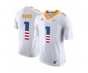 2016 US Flag Fashion 2016 Tennessee Volunteers Jalen Hurd #1 College Football Limited Jersey - White