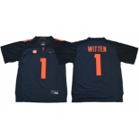 Vols #1 Jason Witten Grey Limited Stitched NCAA Jersey