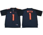 Vols #1 Jason Witten Grey Limited Stitched NCAA Jersey