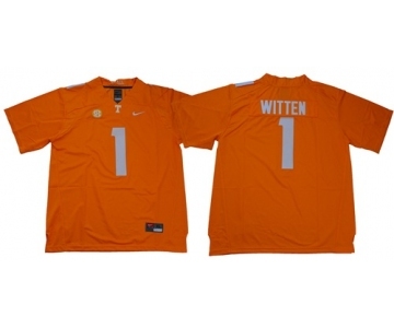 Vols #1 Jason Witten Orange Limited Stitched NCAA Jersey