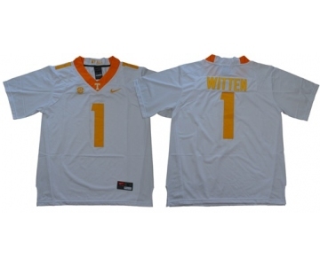 Vols #1 Jason Witten White Limited Stitched NCAA Jersey