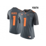 2016 Youth Tennessee Volunteers Jalen Hurd #1 College Football Limited Jersey - Grey