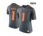 2016 Youth Tennessee Volunteers Jalen Hurd #1 College Football Limited Jersey - Grey