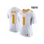 2016 Youth Tennessee Volunteers Jalen Hurd #1 College Football Limited Jersey - White