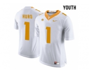 2016 Youth Tennessee Volunteers Jalen Hurd #1 College Football Limited Jersey - White