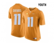 2016 Youth Tennessee Volunteers Joshua Dobbs #11 College Football Limited Jersey - Orange